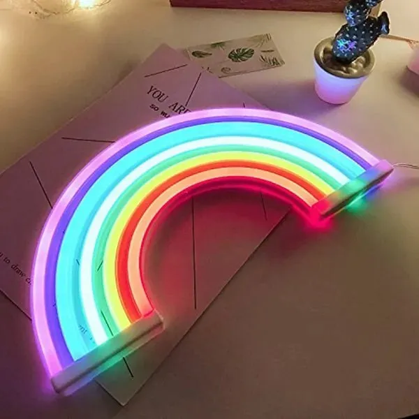 LED Rainbow Light Decor Lamp