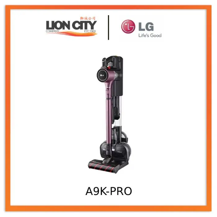 LG A9K-PRO Powerful Cordless Handstick with Power Drive Mop™ and Kompressor™ Technology