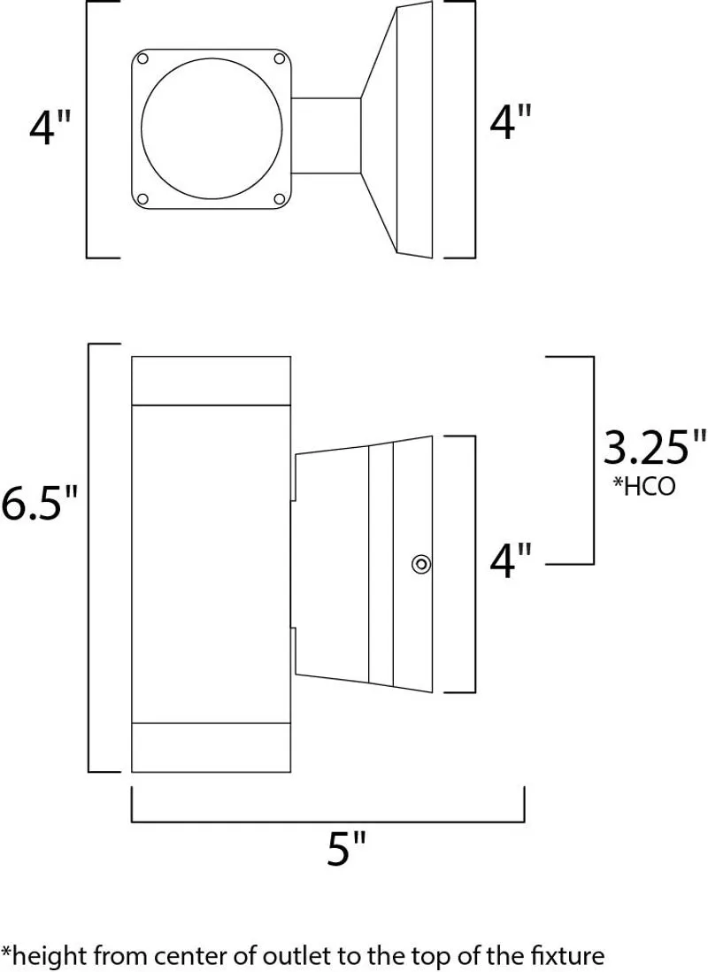 Lightray 6.75" Outdoor Wall Sconce