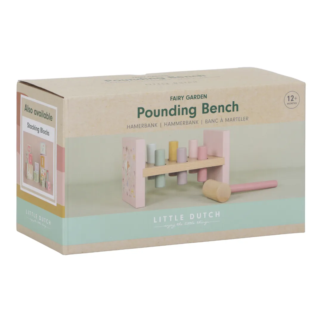 Little Dutch Pounding Hammer Bench – Fairy Garden