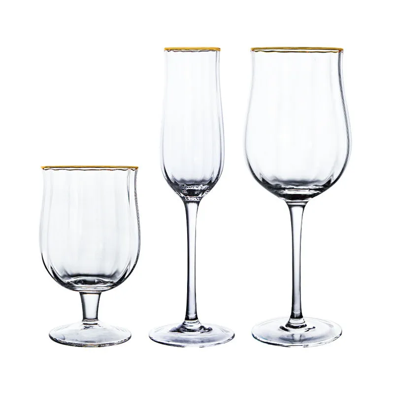 Luxury tulip crystal glass