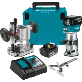 Makita XTR01T7 18V LXT Compact Cordless Router Kit