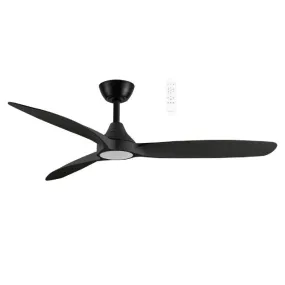 Martec Seaforth DC 1420mm Ceiling Fan with LED Light Matt Black