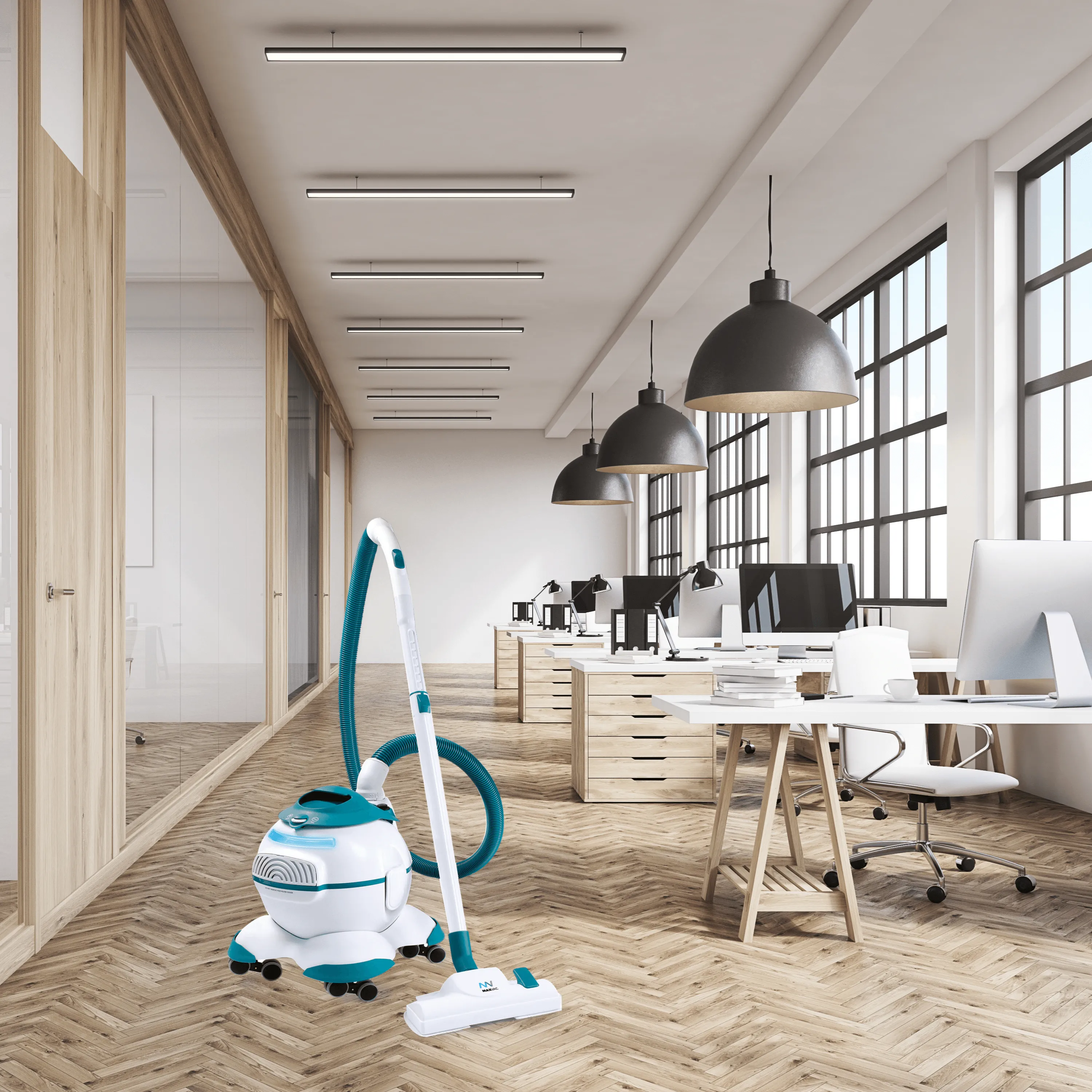 MAXVAC Pura Vacuum with integrated UV-C