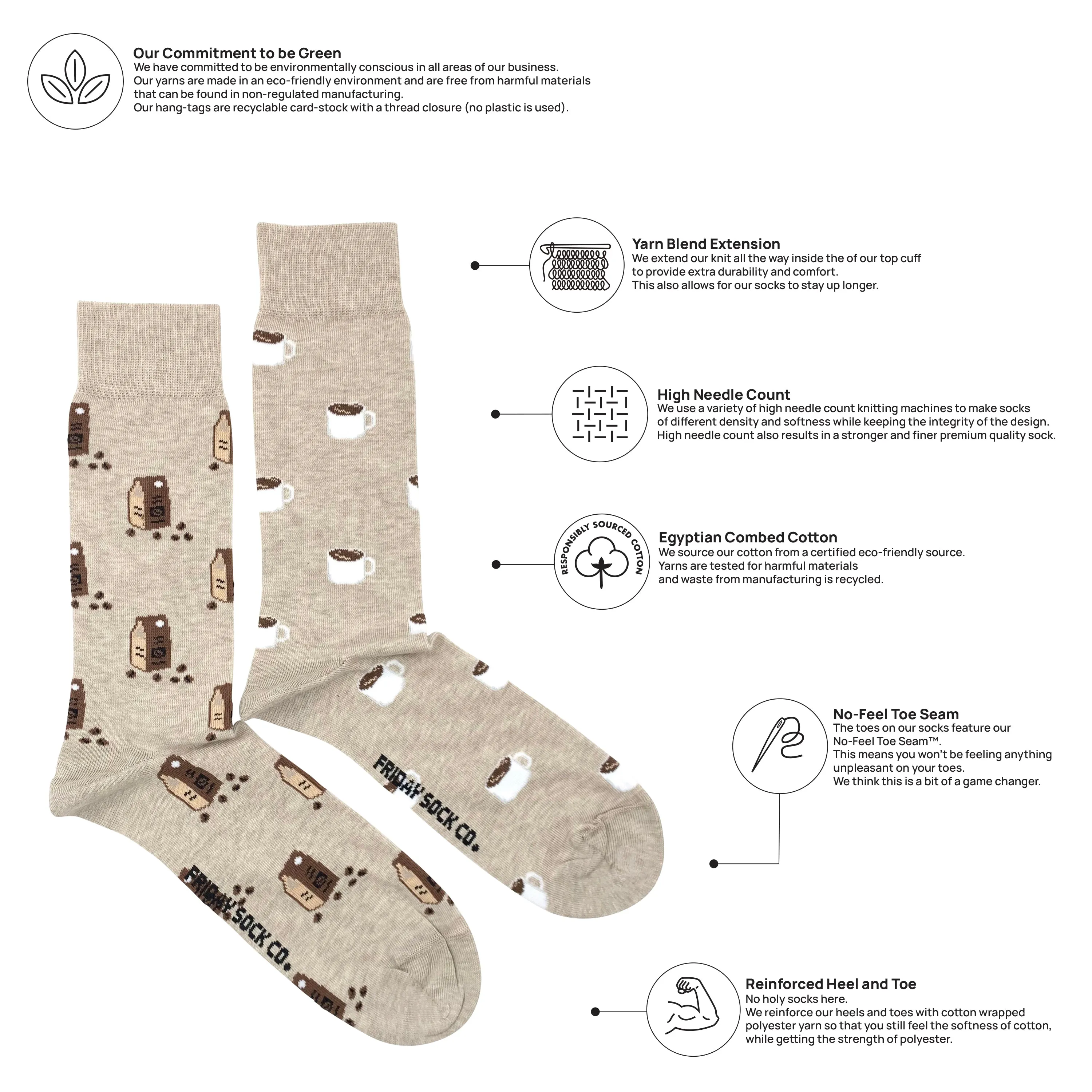 Men's Coffee Bag & Mug Socks