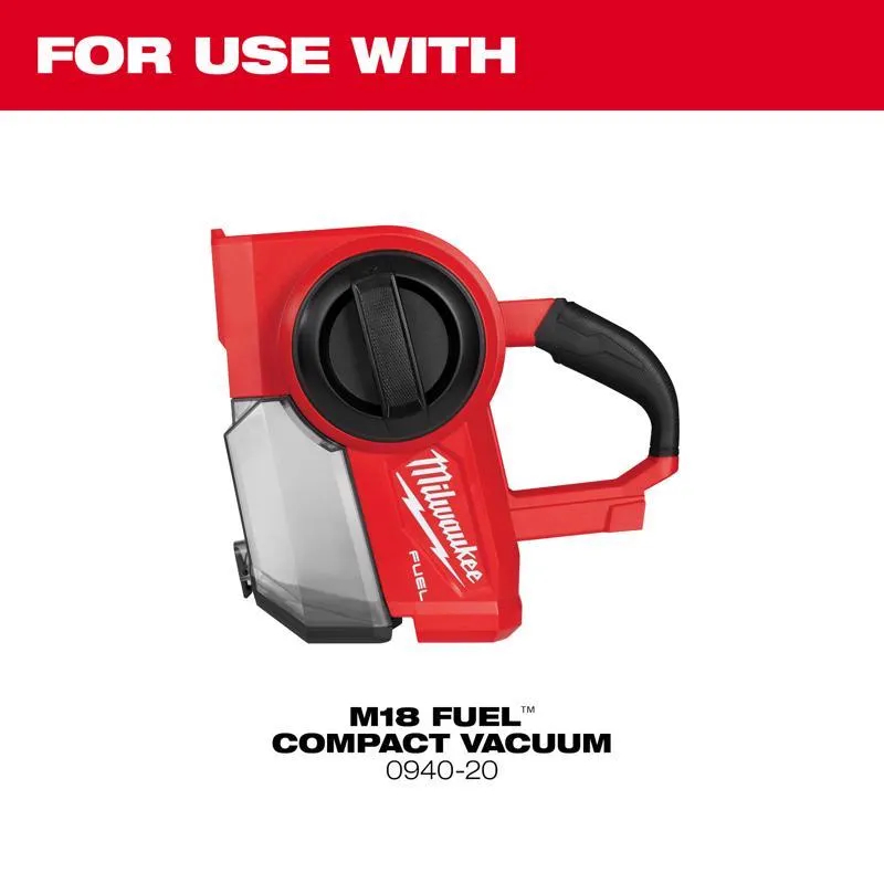 Milwaukee 4.9 in. L X 4.9 in. W HEPA Filter 2 pc