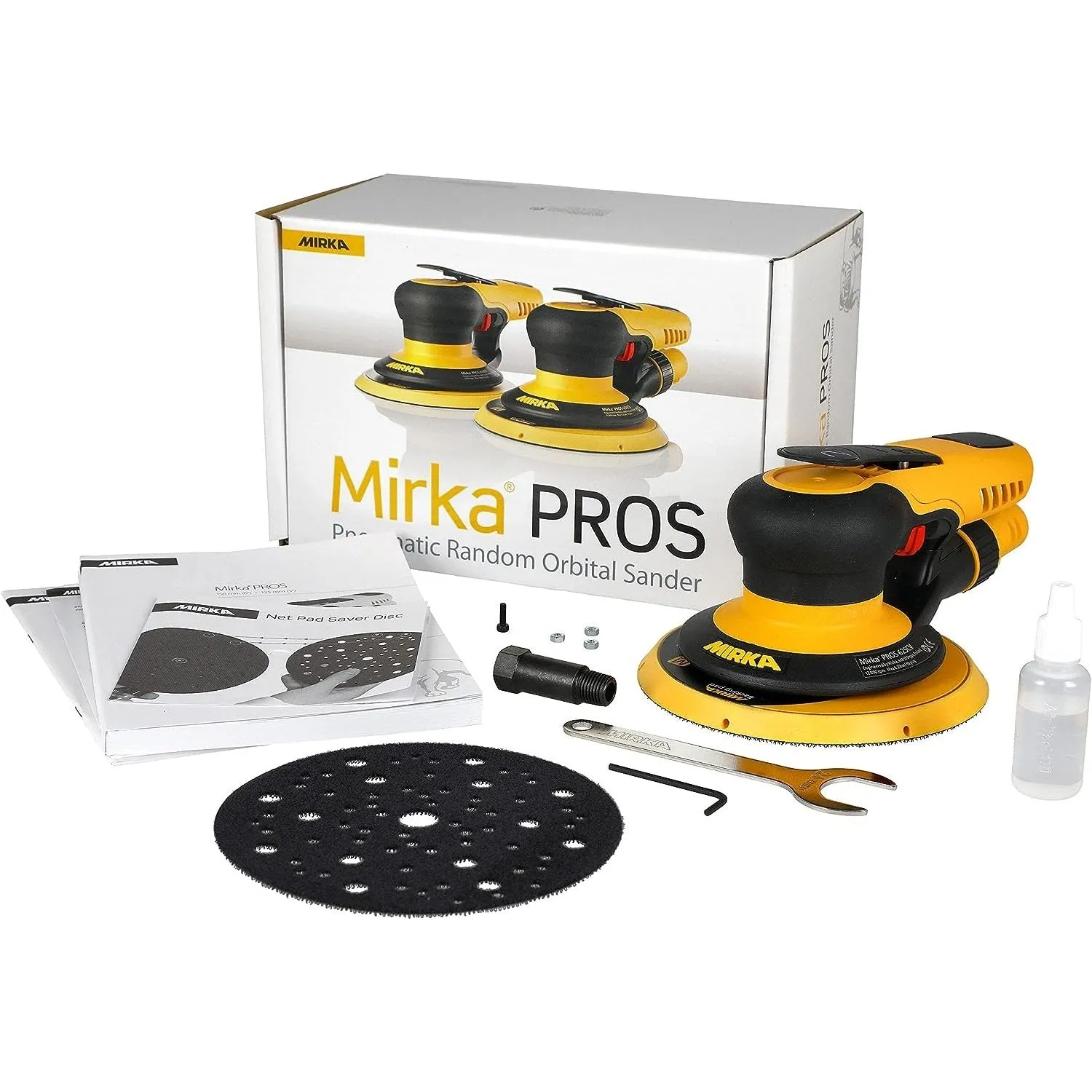 MIRKA PROS 6" SANDER, VACUUM-READY, 5mm ORBIT