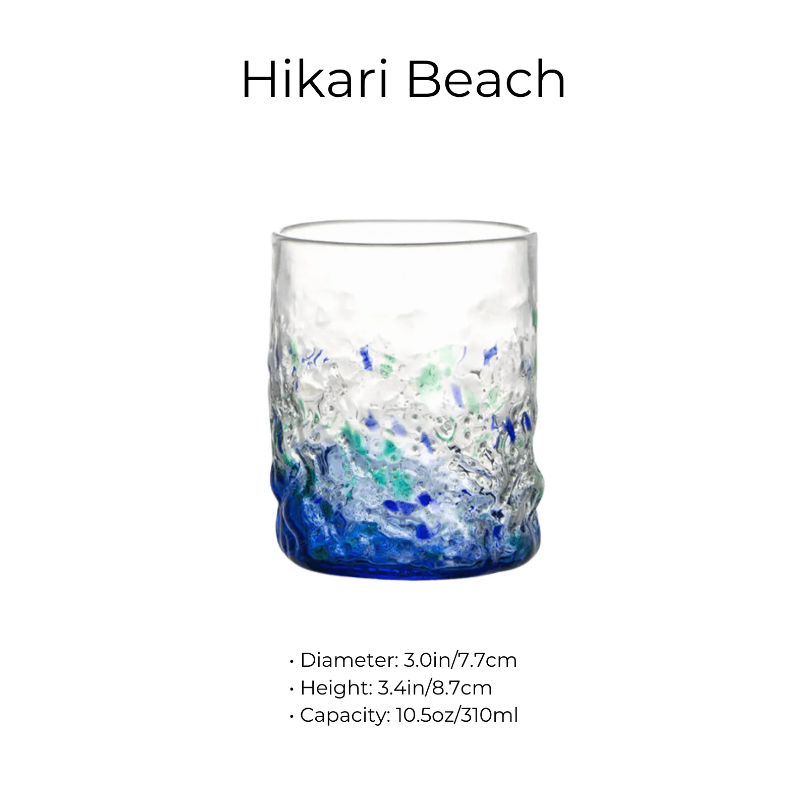 Misuno Handcrafted Starry Night Glow Glass