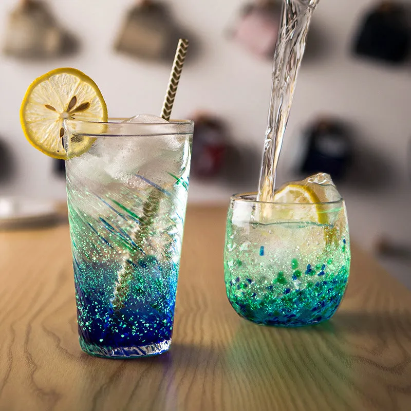 Misuno Handcrafted Starry Night Glow Glass