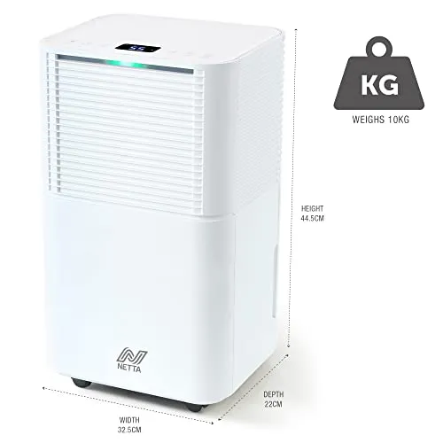 NETTA 12L/Day Low Energy Dehumidifier (New)