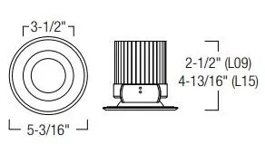 Nora NRM2-411L15 4" Marquise II LED Reflector Trim, 1500 lm