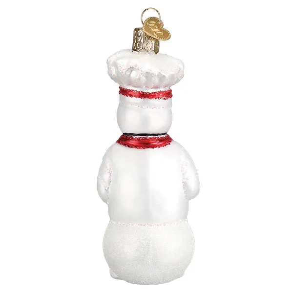 Old World Christmas Snowman Chef Ornament