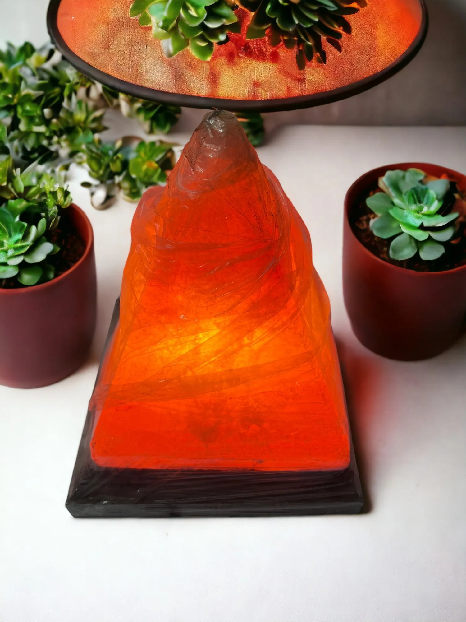 ONEarth Pyramid Himalayan Salt Lamp