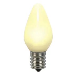 Opaque C7 LED Bulbs - Warm White - 25 Pack