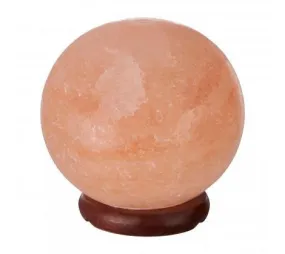 Orb Salt Lamp With EU Plug Desk Table Ambient Lighting