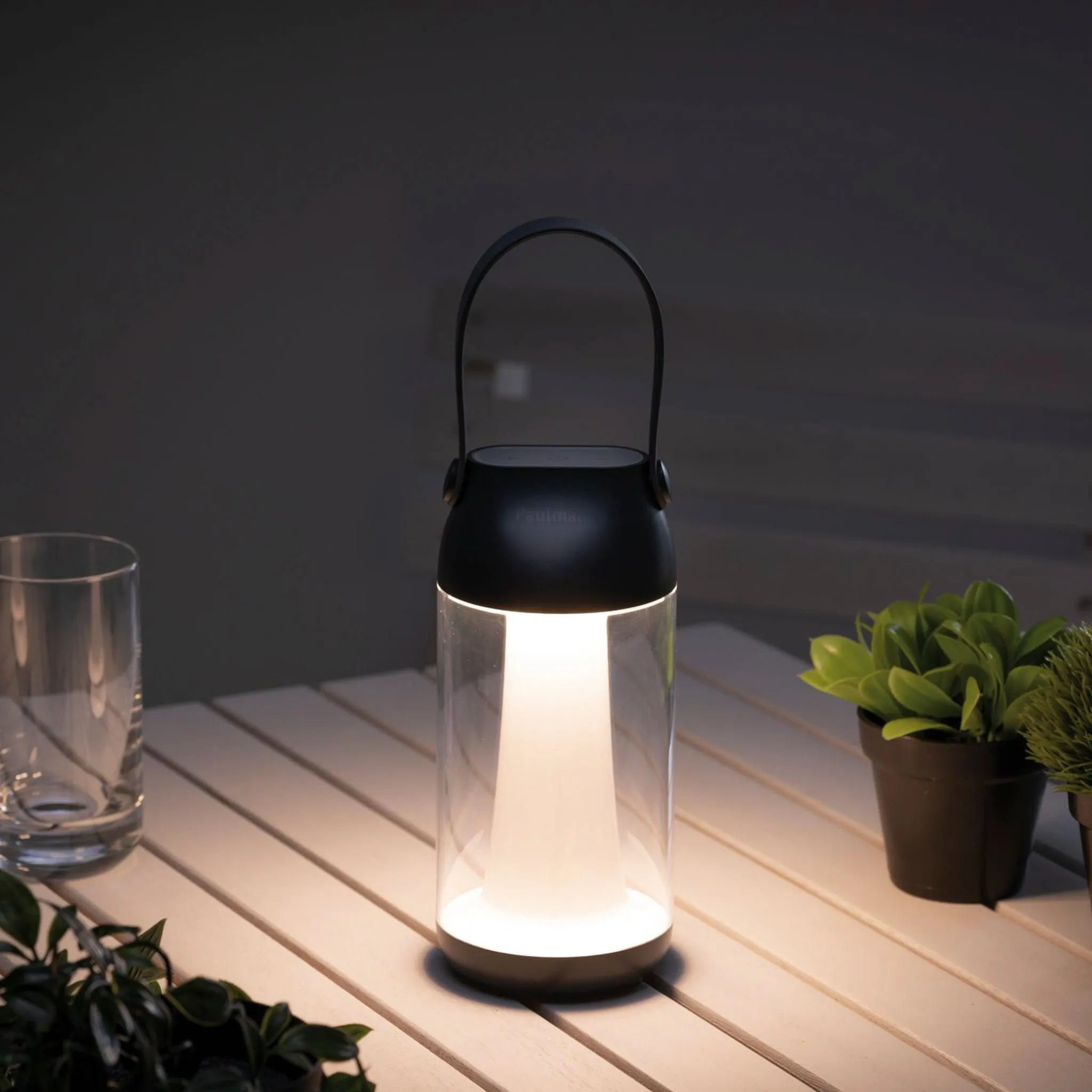 Outdoor Cupulino 6W LED Mobile Table Lamp in Anthracite