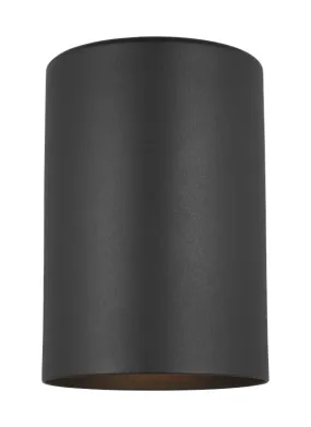 Outdoor Cylinders Collection - One Light Outdoor Wall Lantern | Finish: Black - 8313801EN3-12