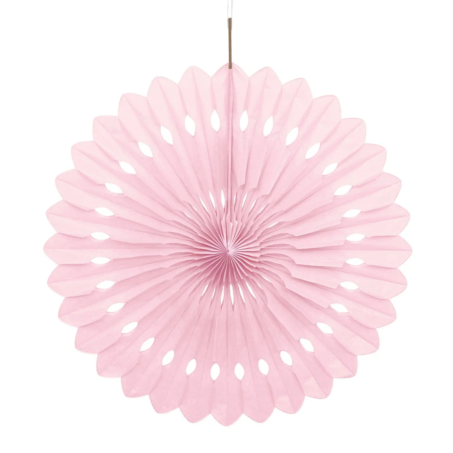 Pastel Pink Decorative Fan 40cm