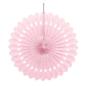 Pastel Pink Decorative Fan 40cm