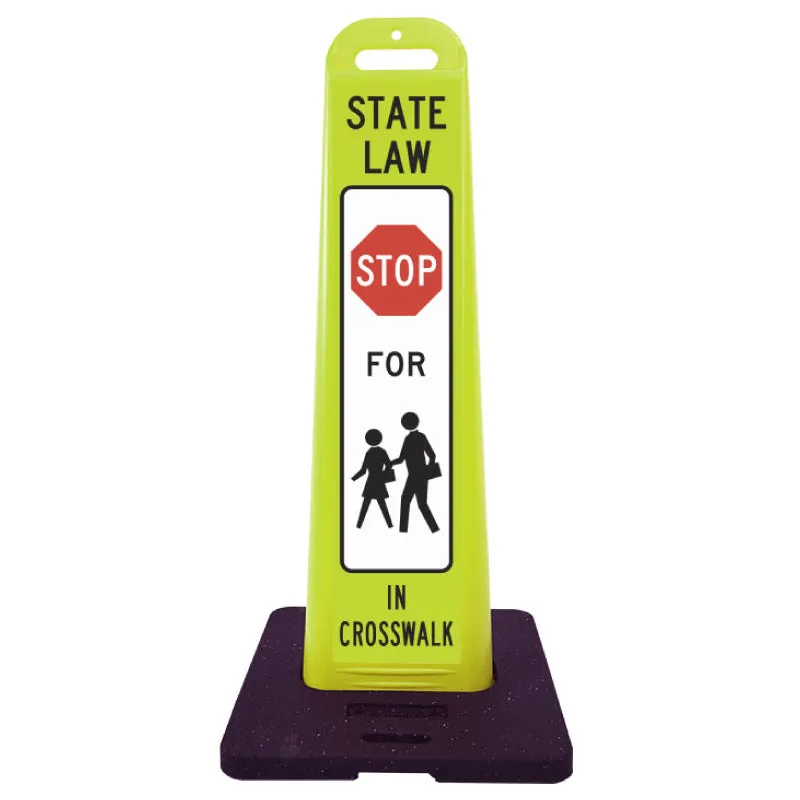 Pedestrian Crossing Vertical Panel Sign