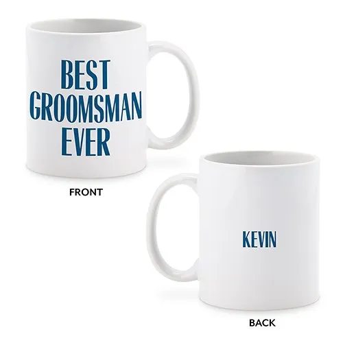 Personalized Best Groomsman Ever Coffee Mug