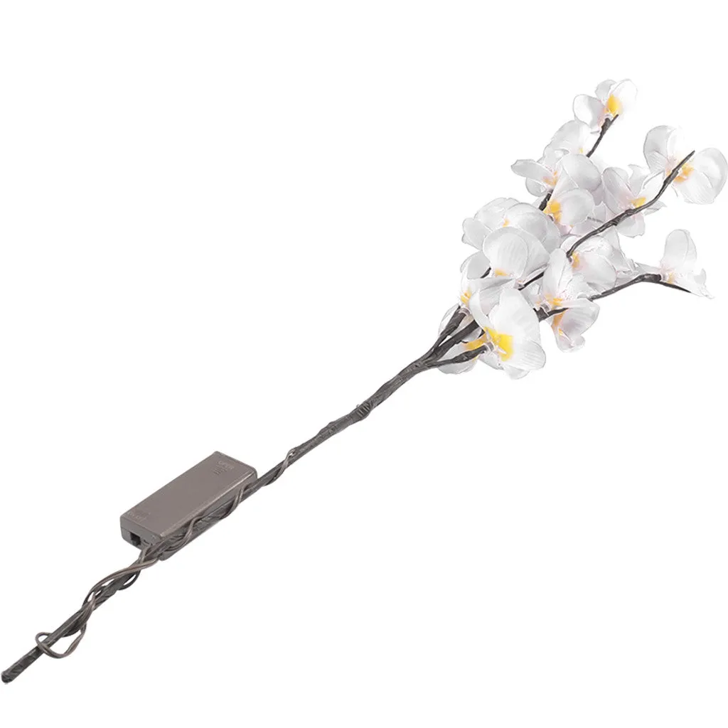 Phalaenopsis Tree Branch Light Floral Lights Home Christmas Party Garden Decor