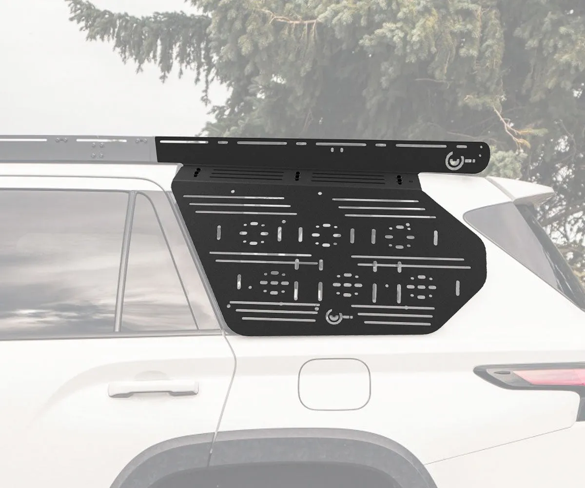 Prinsu Rear Window Accessory Panel For Toyota Sequoia 3rd Gen