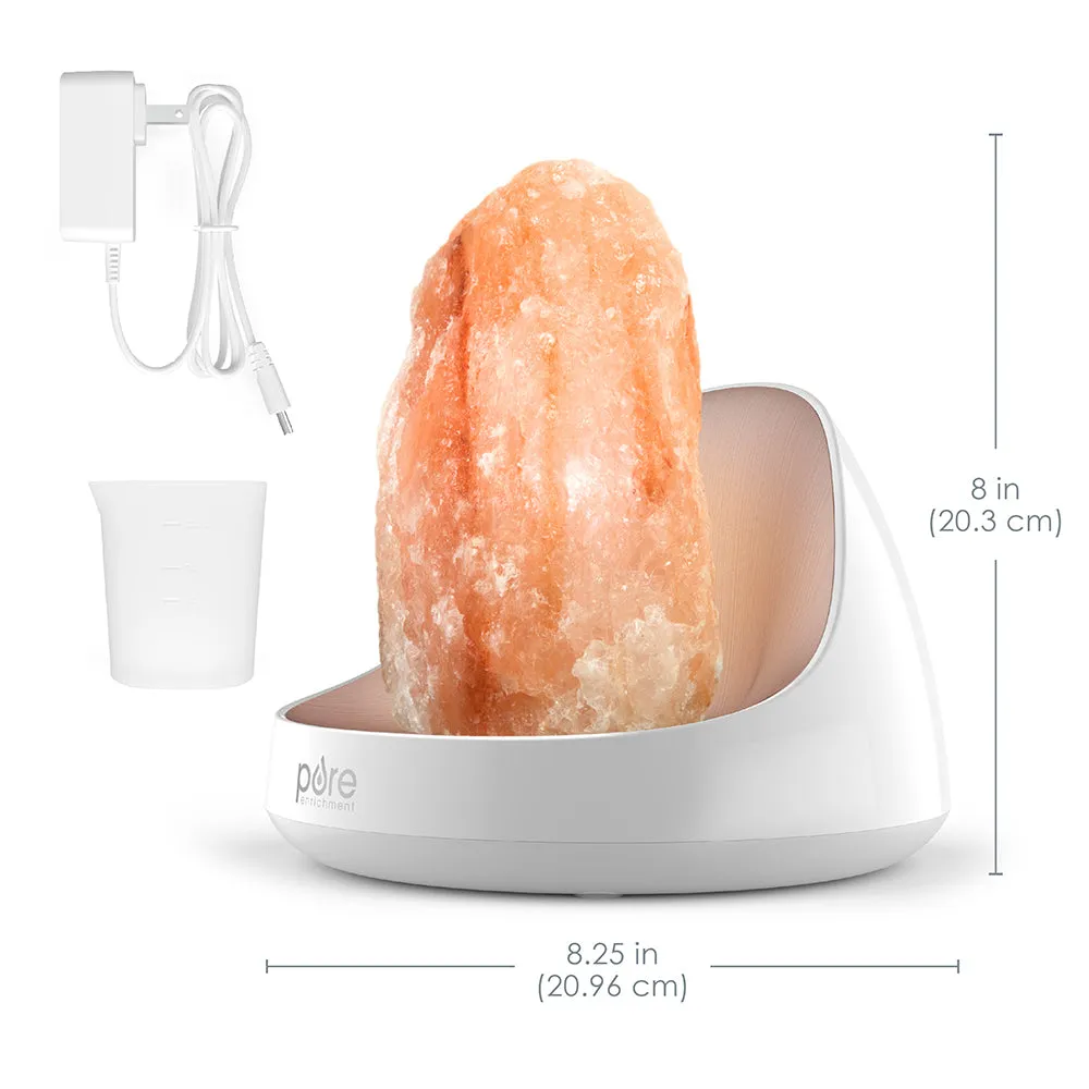 PureGlow™ 2-in-1 Himalayan Salt Lamp & Ultrasonic Essential Oil Diffuser