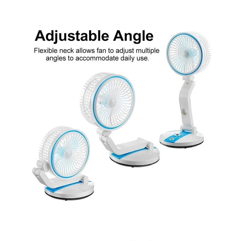 Rechargeable Adjustable Angle Flexible Fan- Fa-2019