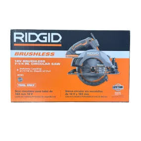 RIDGID 18-Volt OCTANE Cordless Brushless 7-1/4 in. Circular Saw (Tool Only)