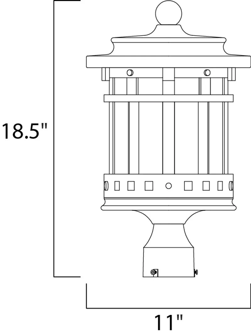 Santa Barbara DC Outdoor Pole/Post Mount