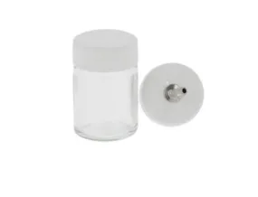 SATAgraph 2 15ml Glass Cup, Closing Lid, Lid With Siphon Tube (5 Pk)