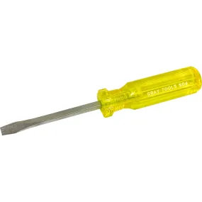 Screwdriver - Gray Tools 4" Slotted Square Shank Screwdrivers, S04