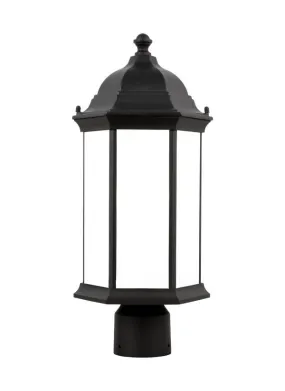 Sevier Collection - Medium One Light Outdoor Post Lantern | Finish: Black - 8238651EN3-12