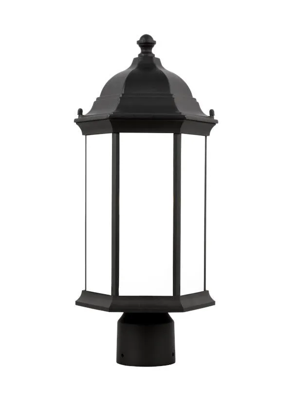 Sevier Collection - Medium One Light Outdoor Post Lantern | Finish: Black - 8238651EN3-12