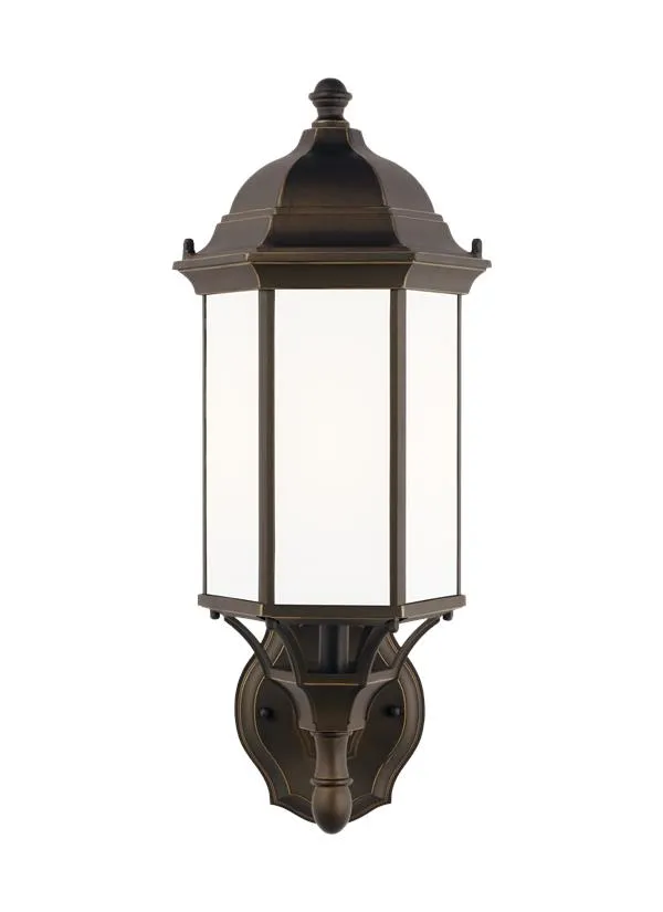 Sevier Collection - Medium One Light Uplight Outdoor Wall Lantern | Finish: Antique Bronze - 8838751-71