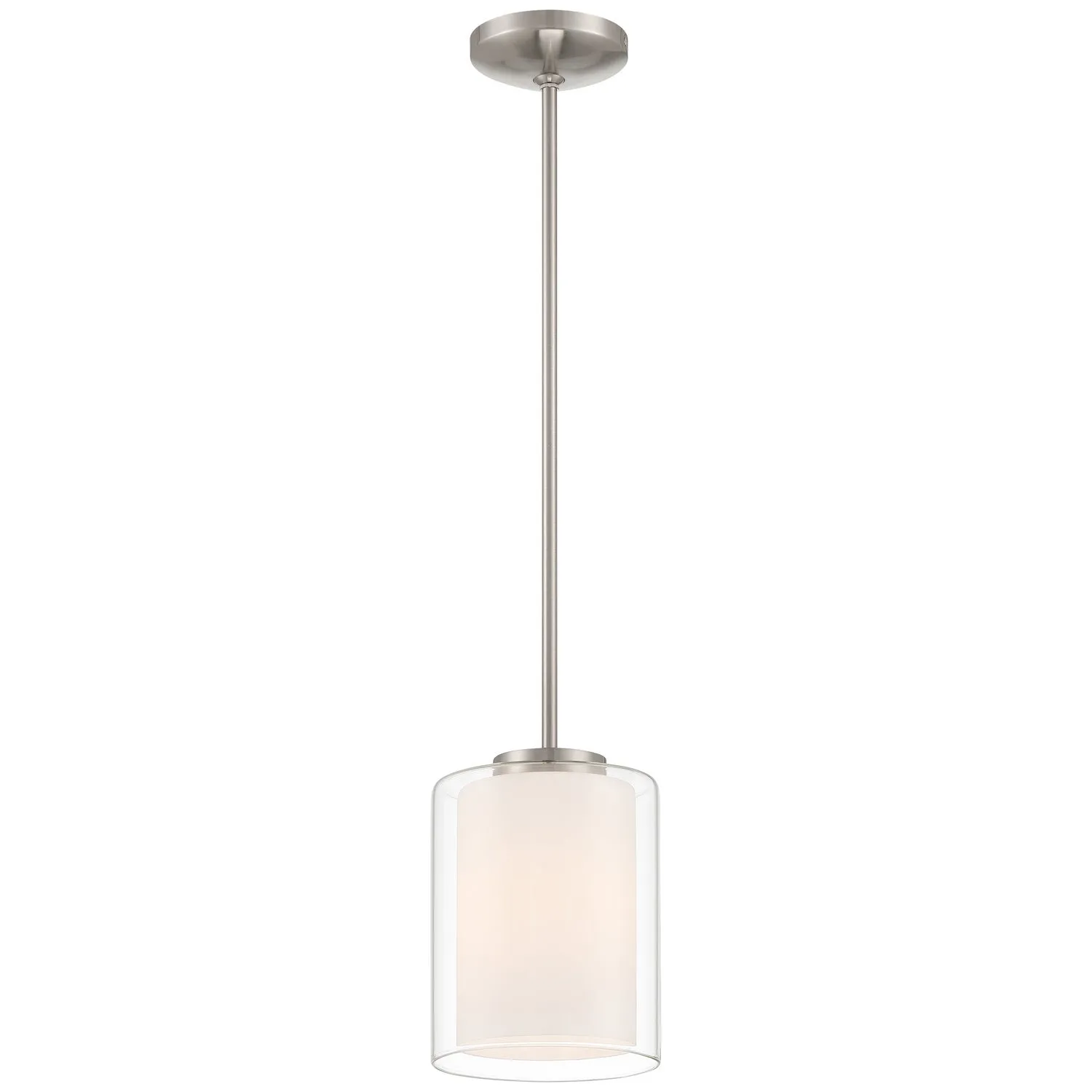 Seville LED Pendant in Brushed Steel