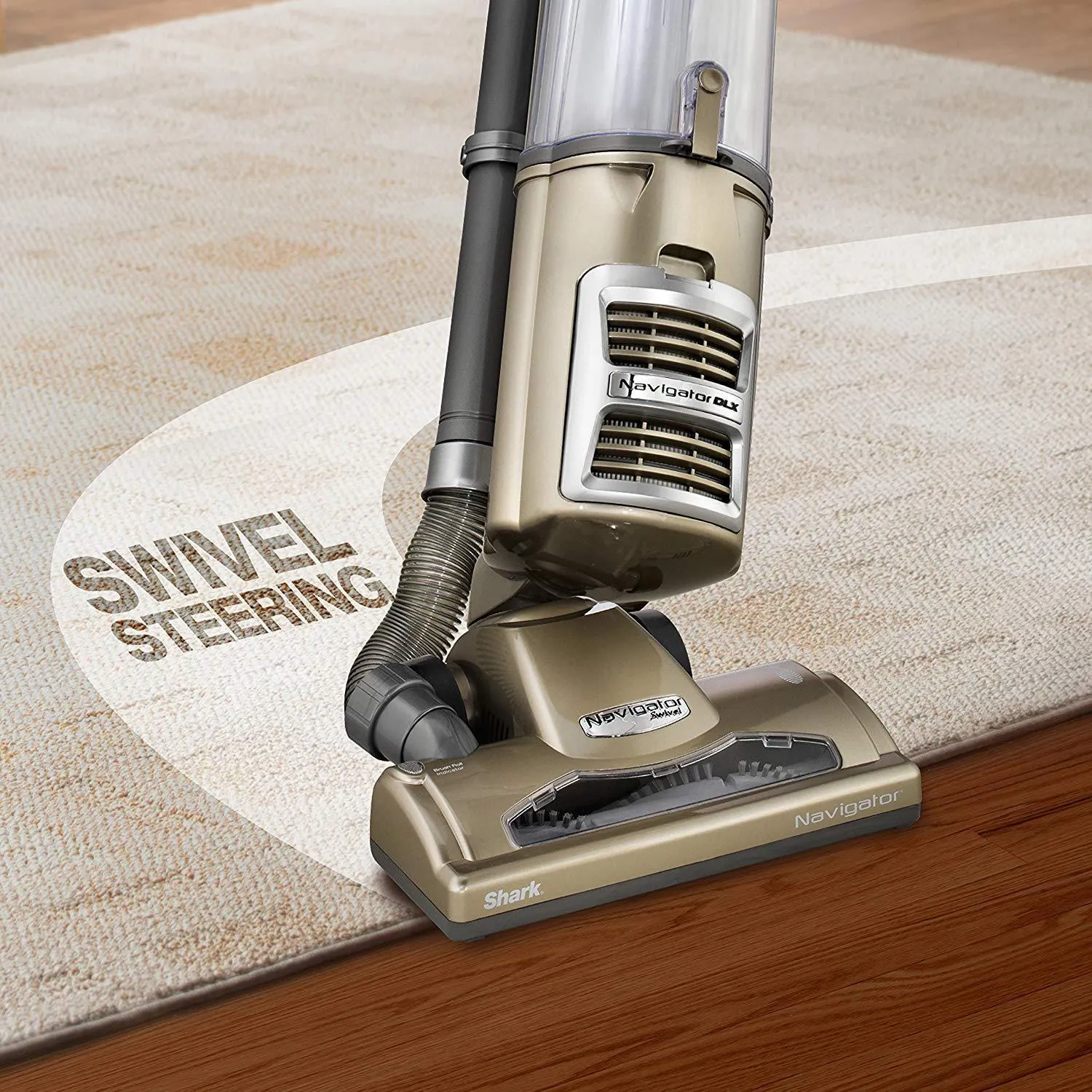 Shark Navigator DLX Upright Vacuum in Gold/Silver