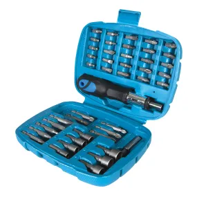 Silverline 427611 Ratchet Screwdriver Bit & Socket Set 45pce 45pce