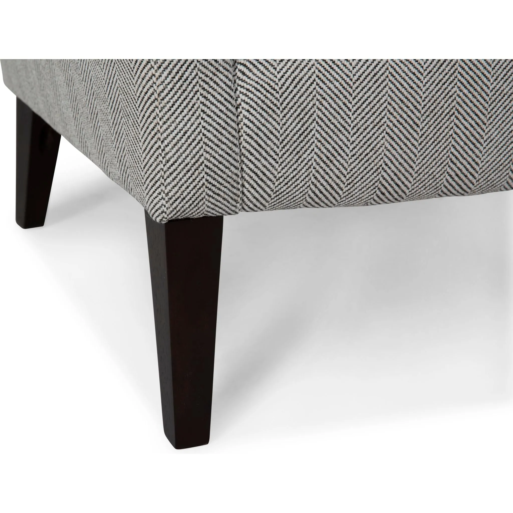 Simon Accent Chair - Salt & Pepper