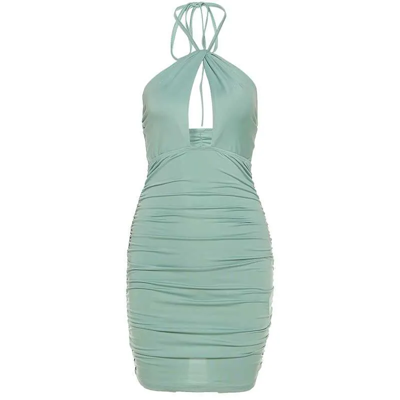 Sleeveless & Backless Event Dress