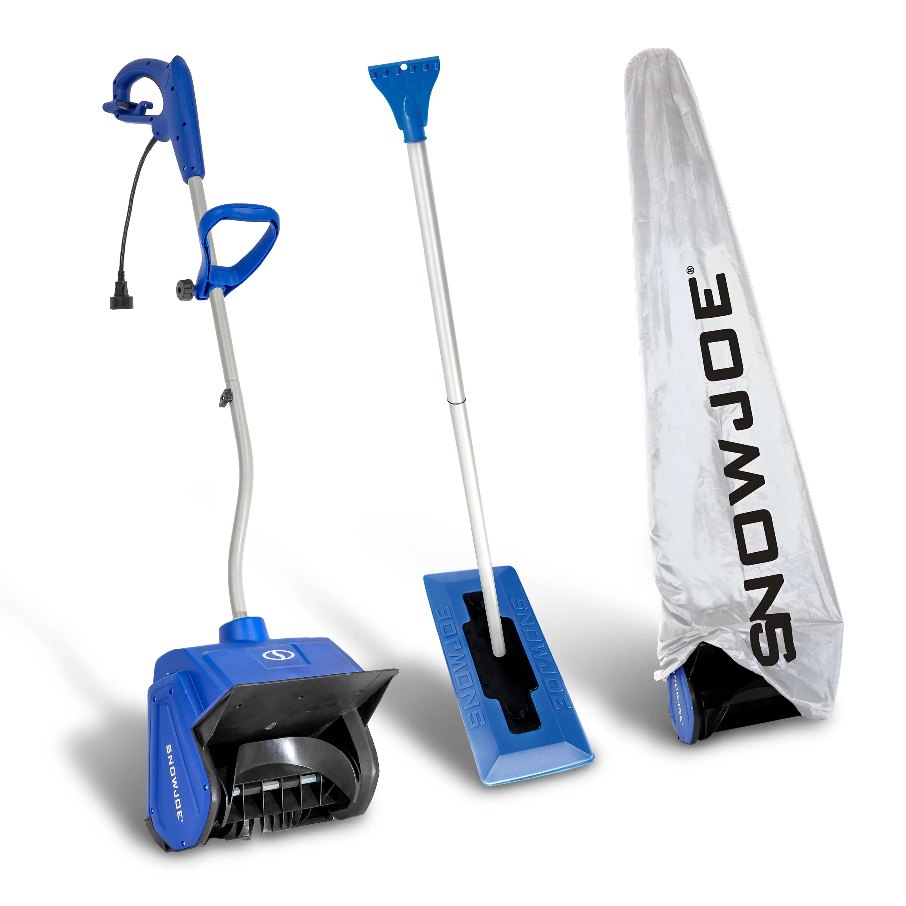 Snow Joe Electric Shovel Protection & Accessory Bundle | Snow Shovel   Cover   Snow Broom