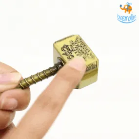 Spinning Thor Hammer Keychain