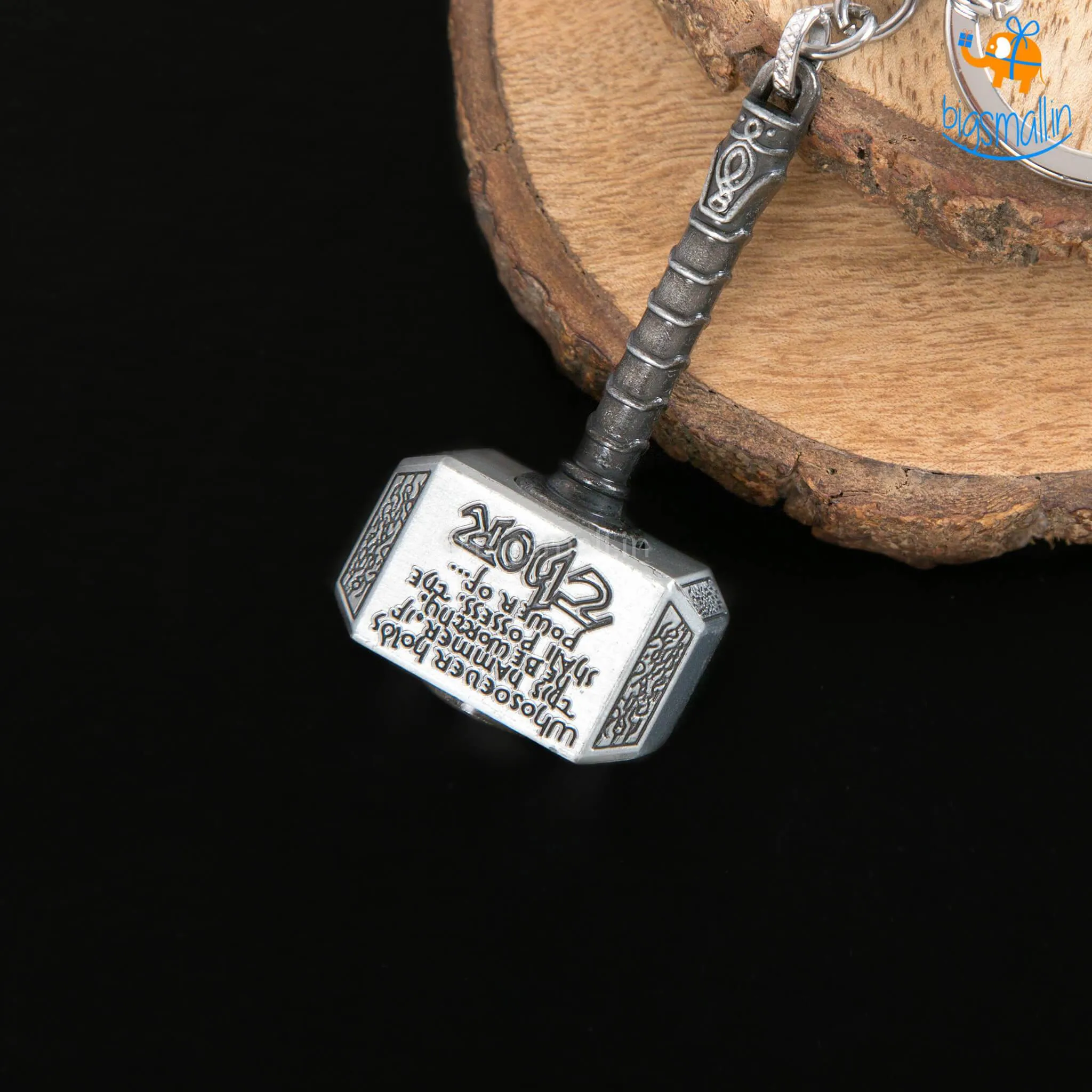 Spinning Thor Hammer Keychain