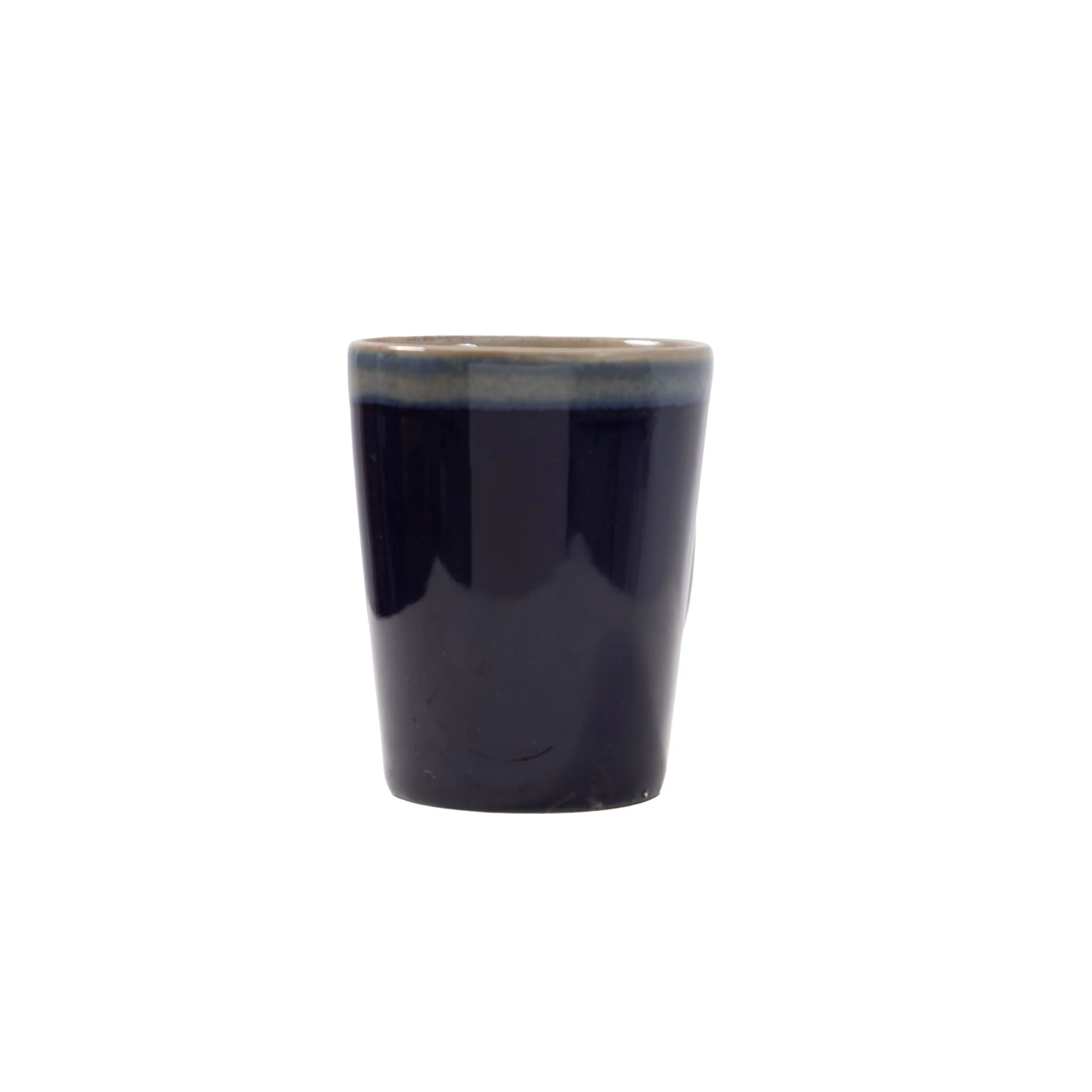 Stoneware Wee Dram Shot Cup Blue