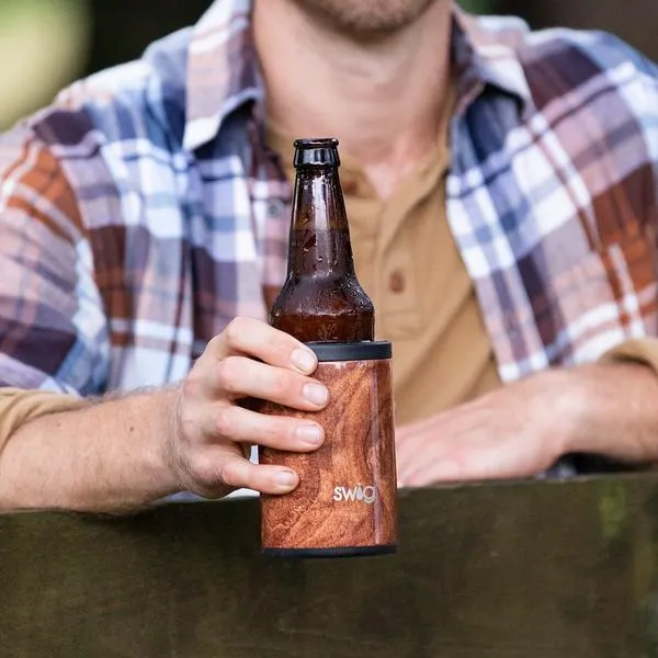 SWIG-  Combo Can/Bottle Cooler Black Walnut