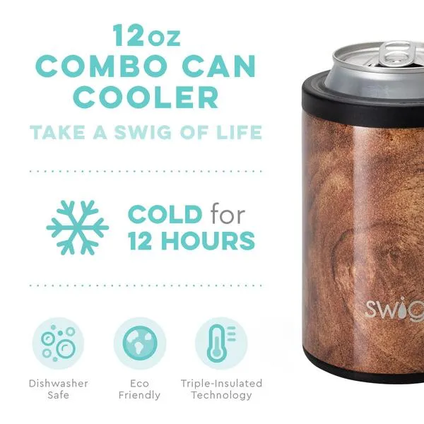 SWIG-  Combo Can/Bottle Cooler Black Walnut