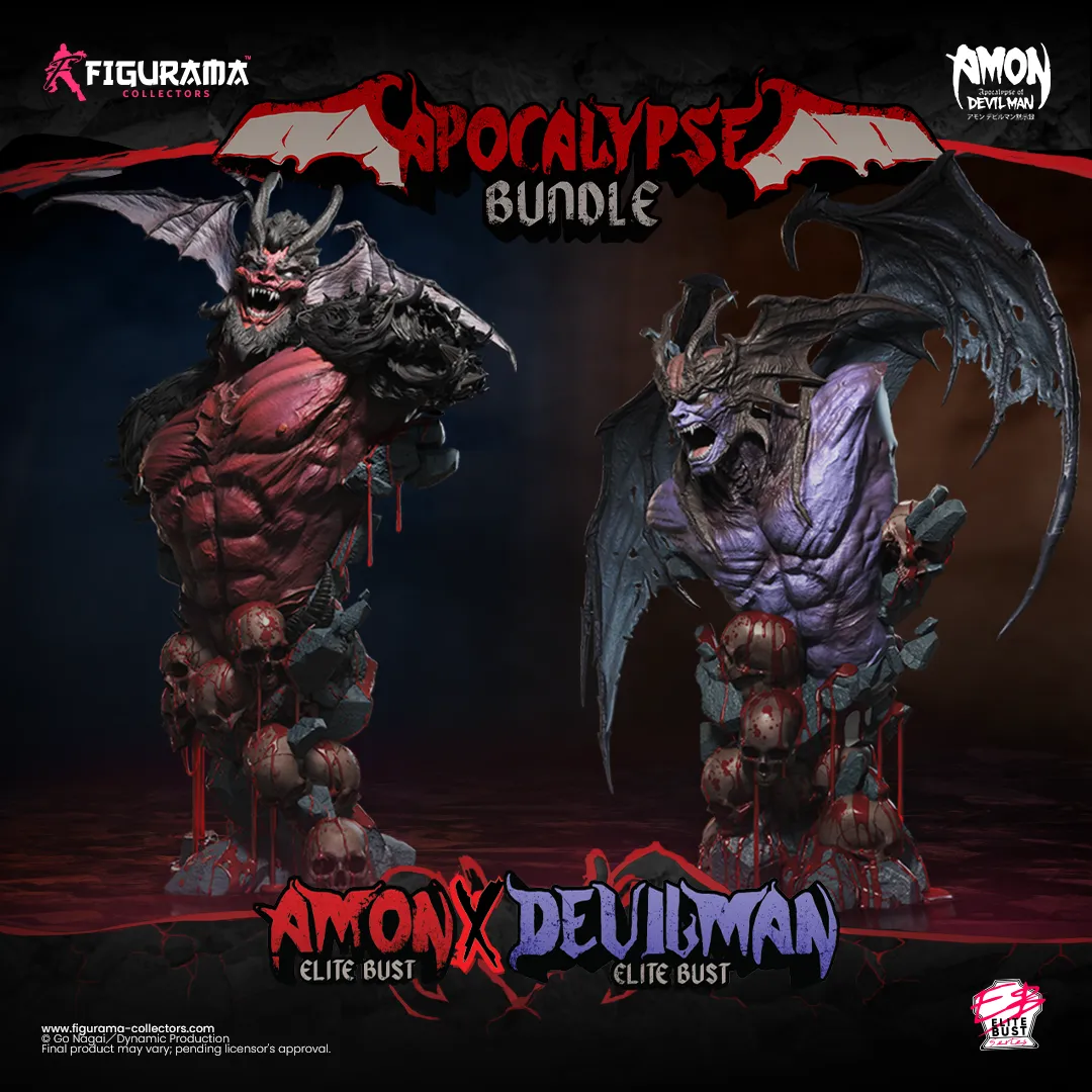 The Apocalypse of Devilman - The Apocalypse Bundle 1/4 Scale Busts