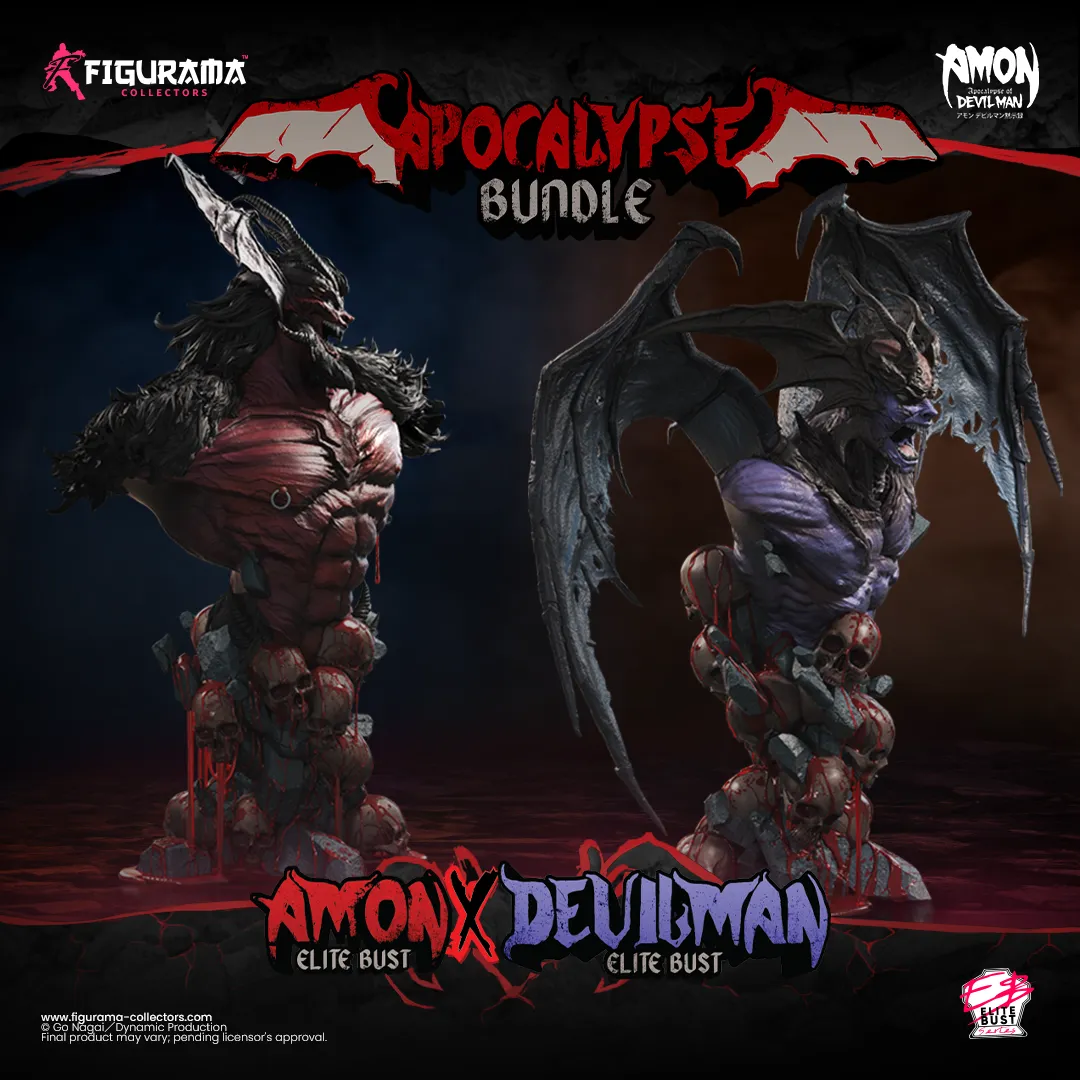 The Apocalypse of Devilman - The Apocalypse Bundle 1/4 Scale Busts