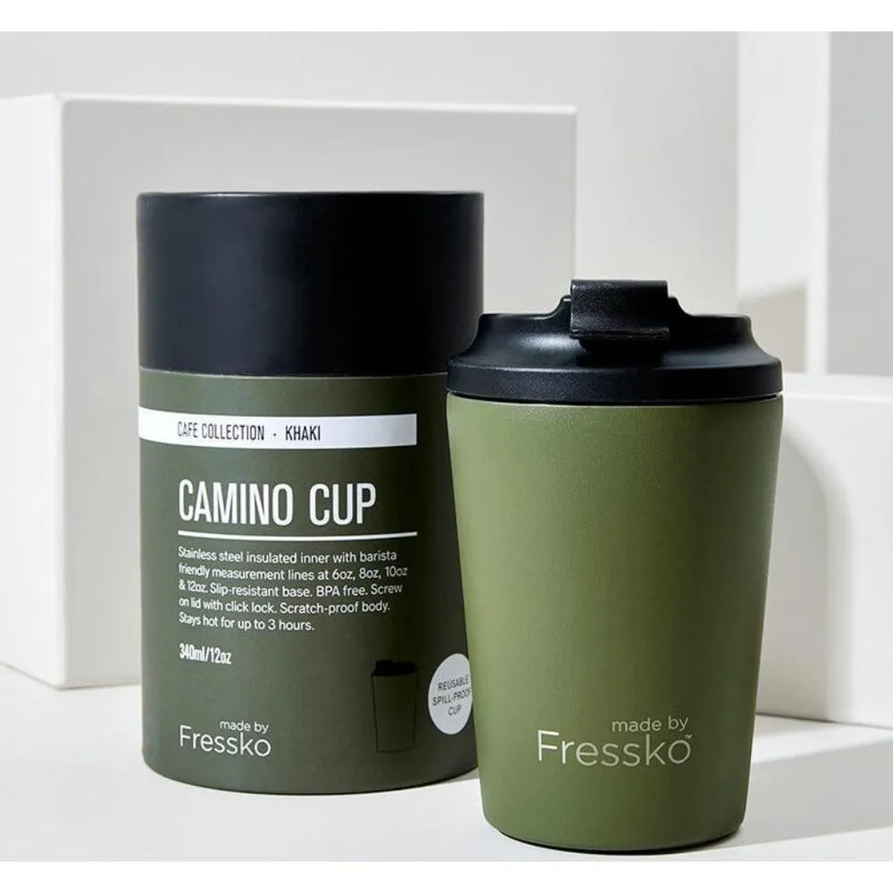 The 'Camino' 12oz Insulated Coffee Cup, by Fressko